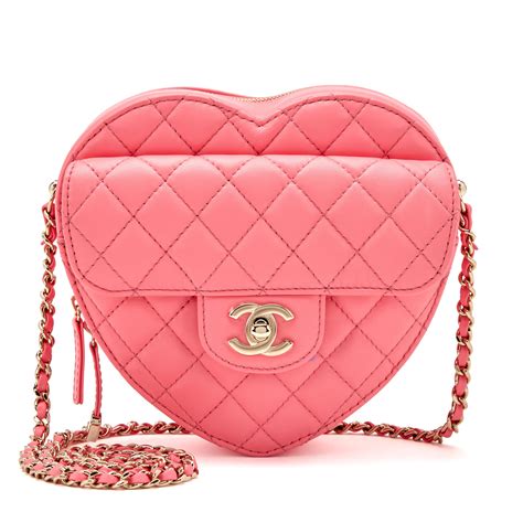 heart chanel bag pink|chanel heart belt bag price.